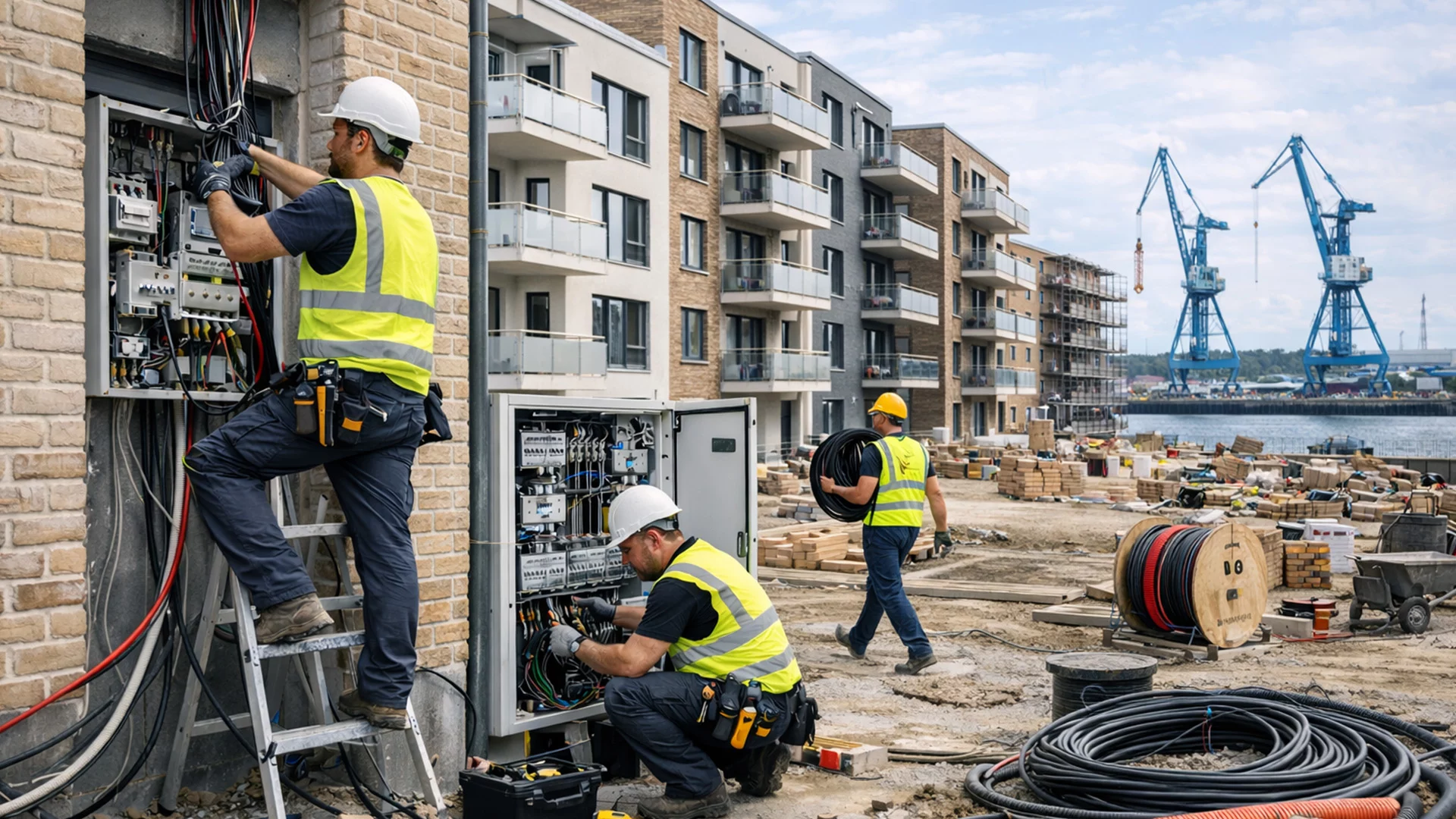 Elektroinstallationen im Wohnungsbau in Kiel Image