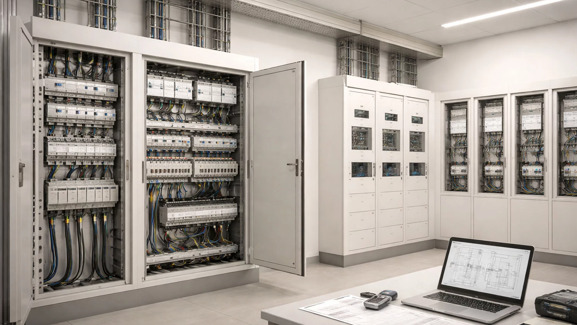 Hauptverteilung und Zähler Image